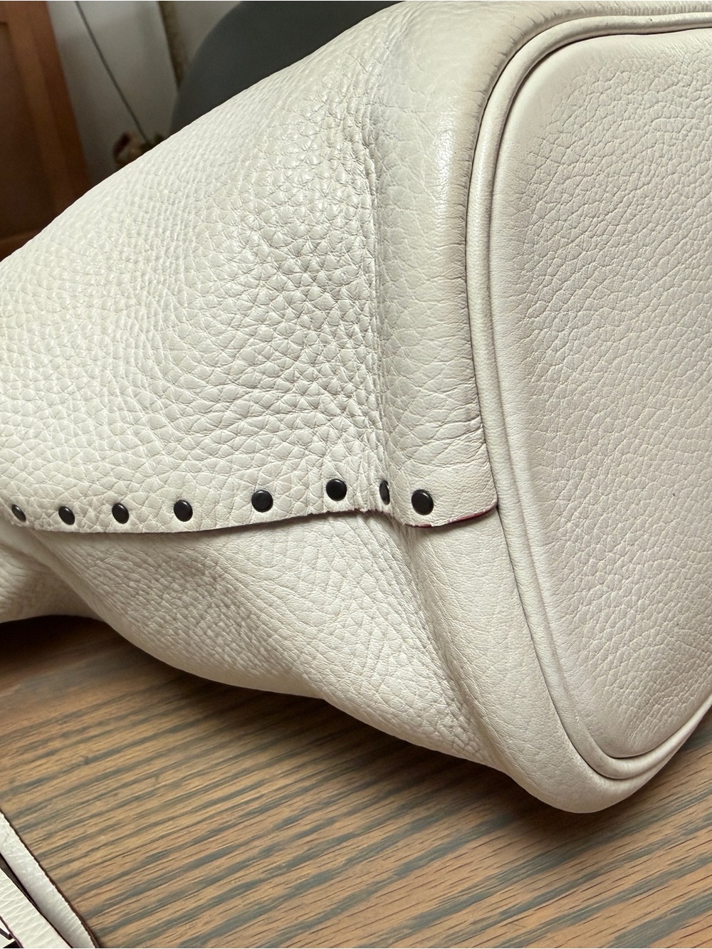 Coach Duffle Bag with Tea Rose and Rivets - Picture 8 of 13
